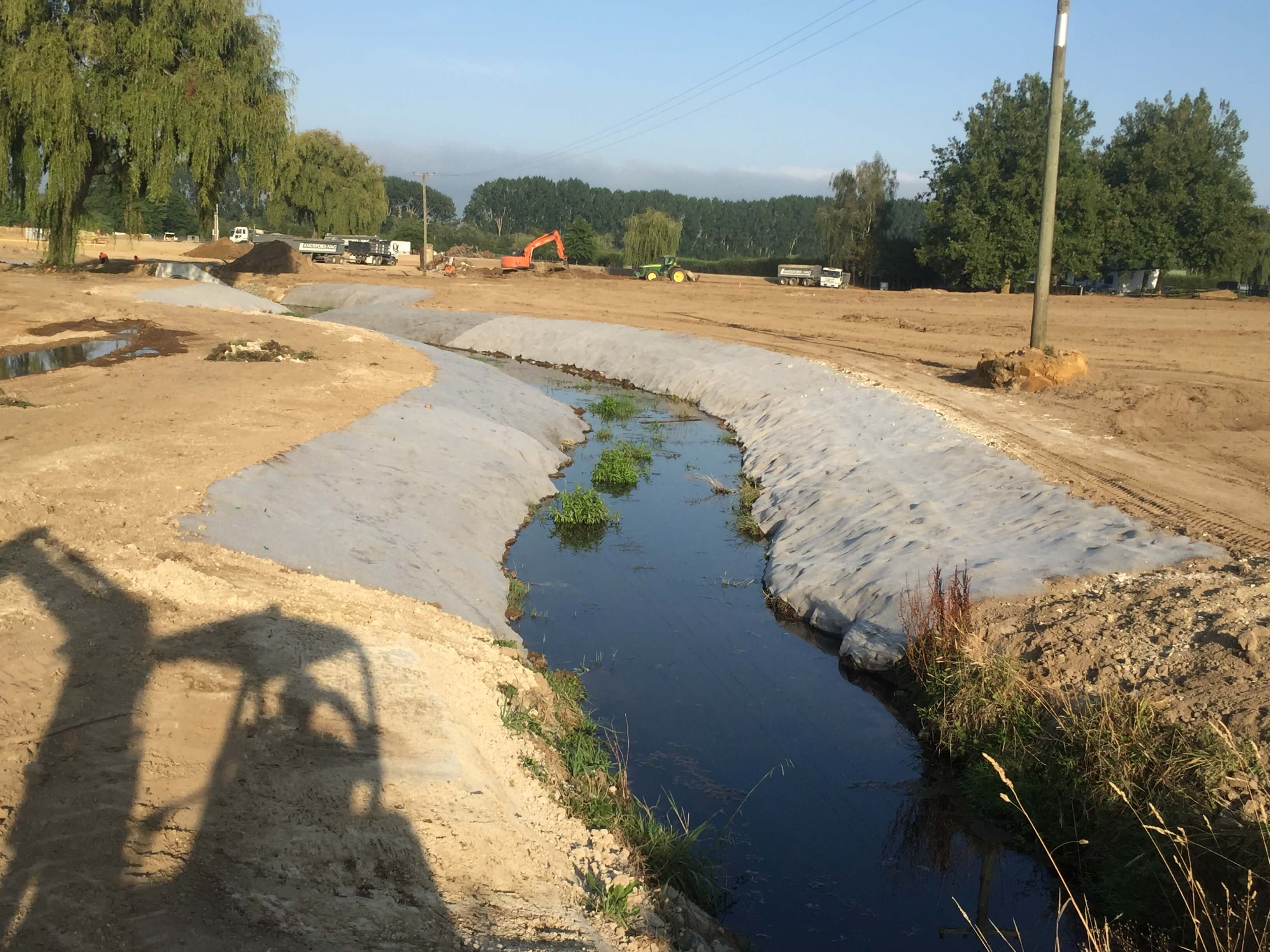 Woolbond swale (2)